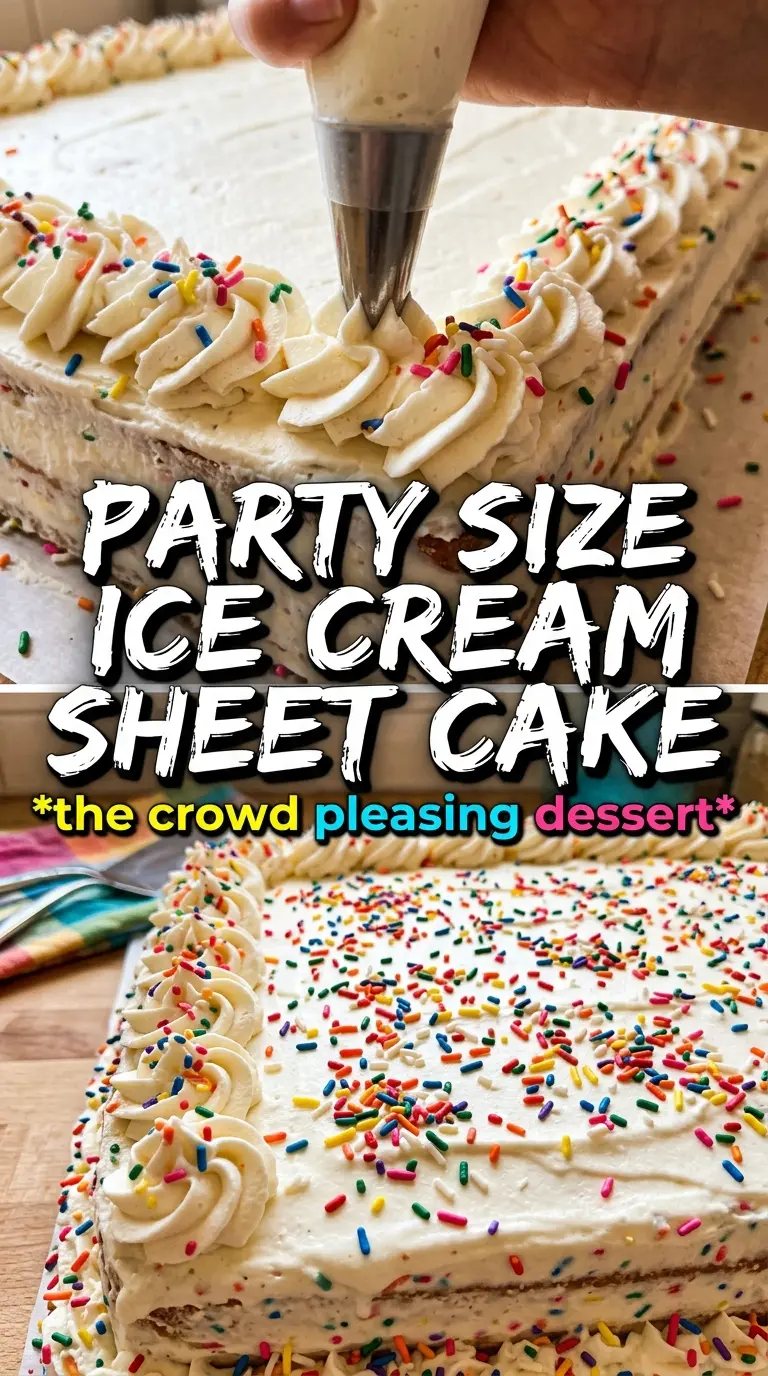 Ice Cream Sheet Cake Oreo crust ice cream layers