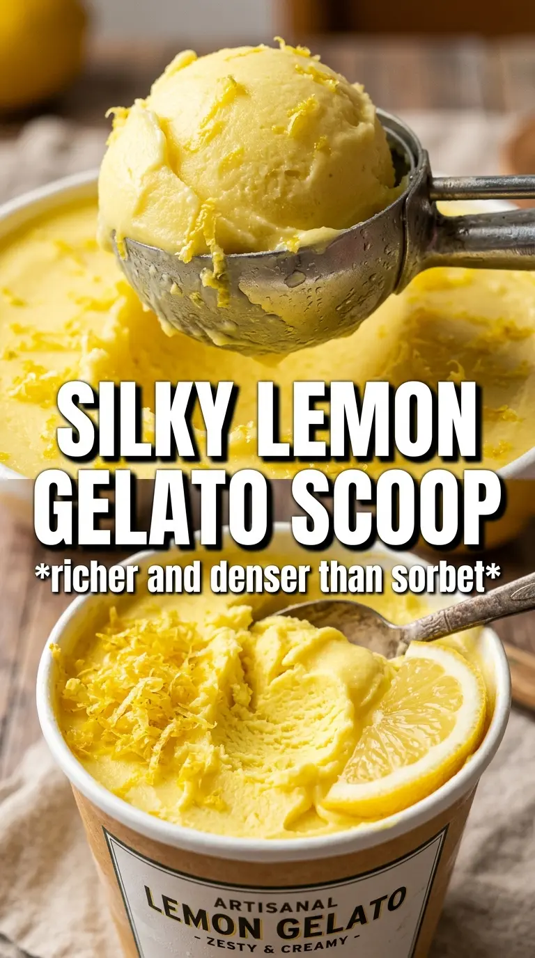 Lemon Gelato pale creamy citrus