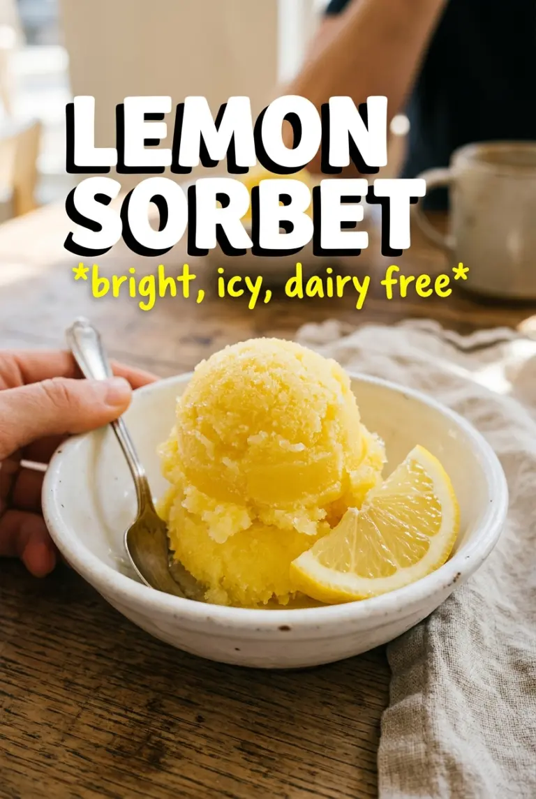 Lemon Sorbet