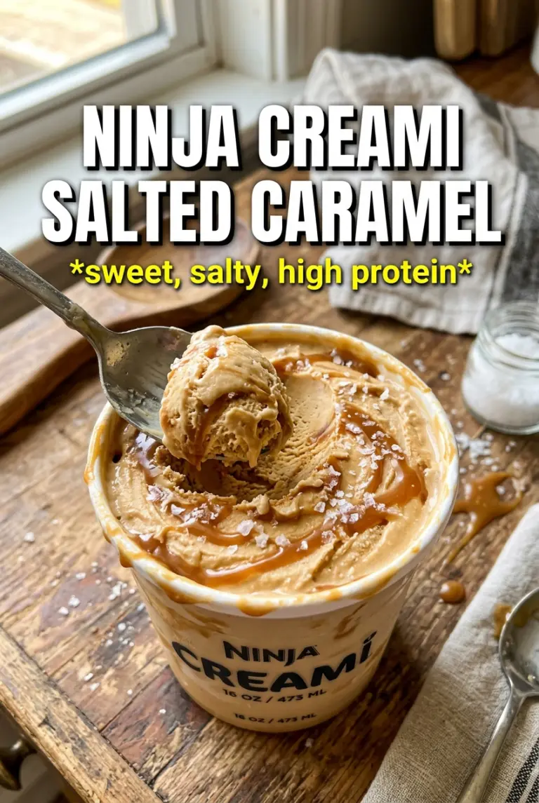 Ninja Creami Salted Caramel Ice Cream