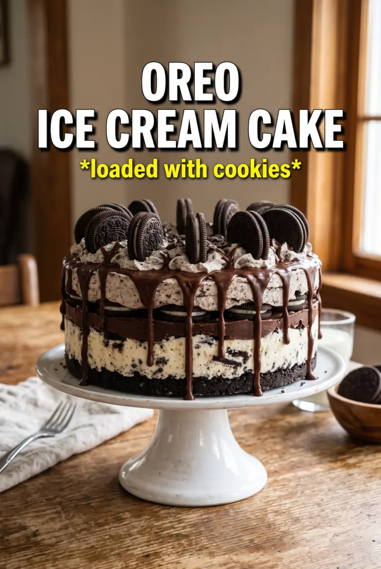 Oreo Ice Cream Cake