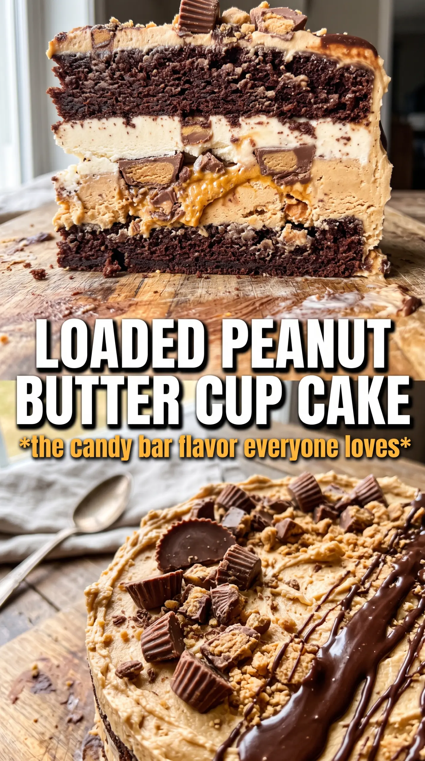 Peanut Butter Cup Ice Cream Cake chocolate peanut butter frozen dessert