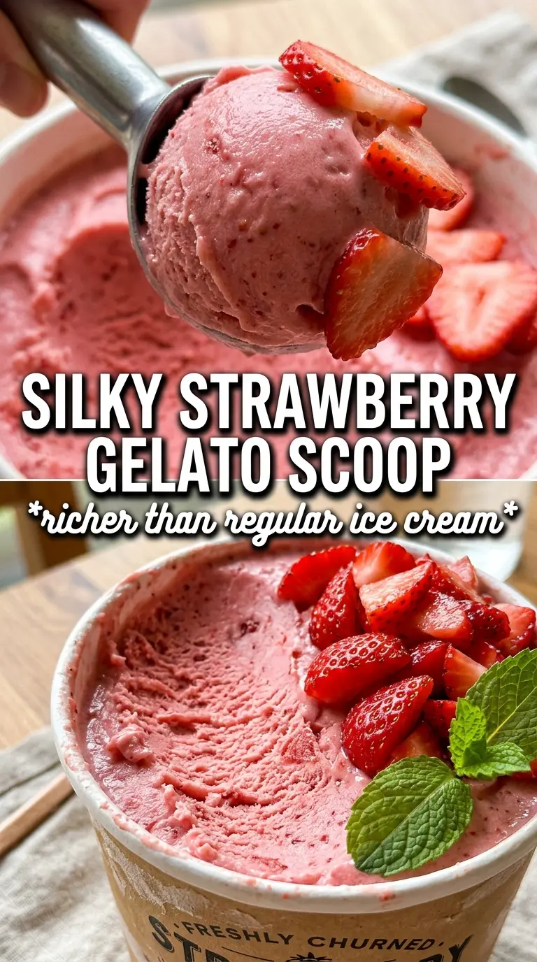 Strawberry Gelato vivid creamy berry