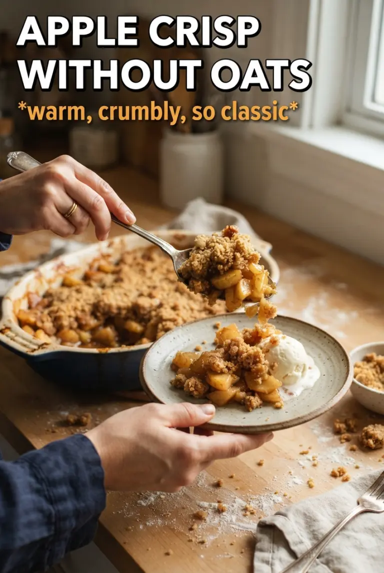 Apple Crisp Without Oats