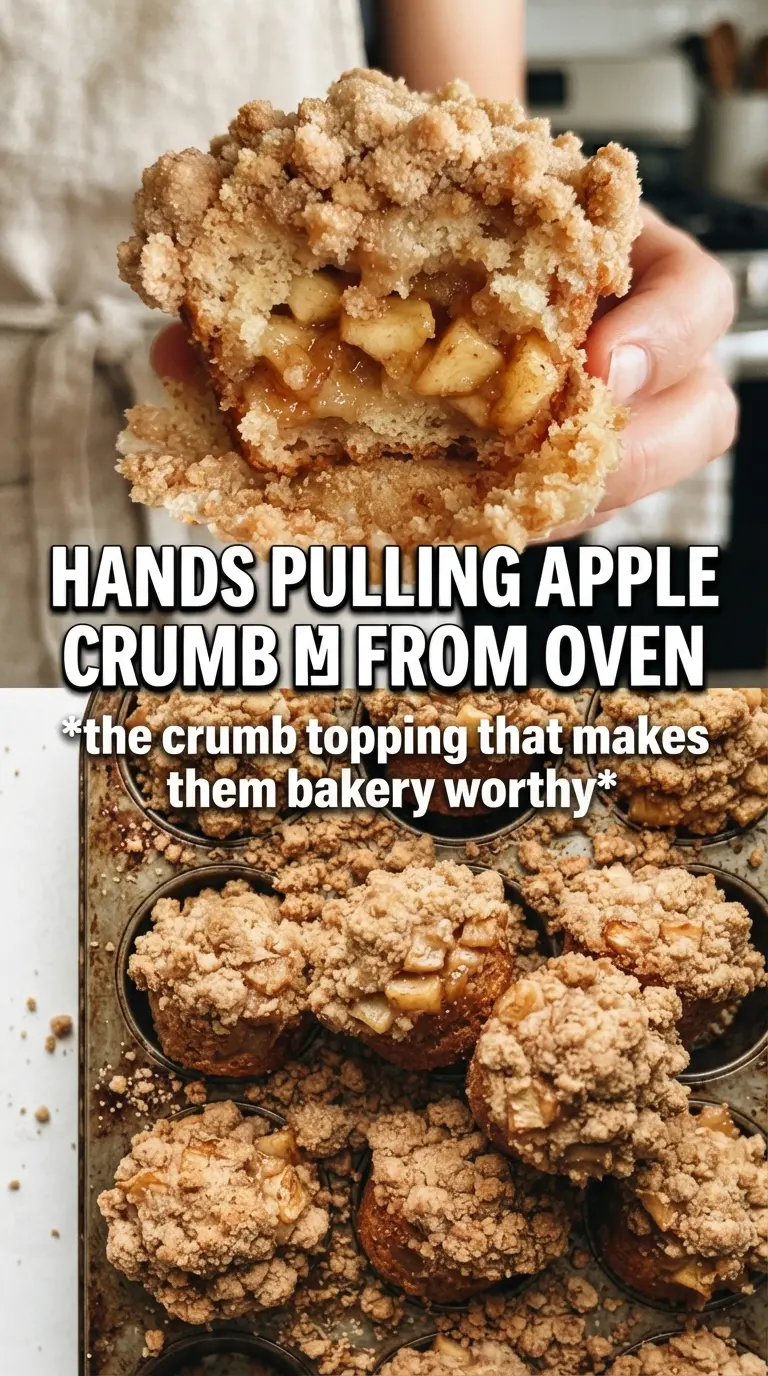 Apple Muffins With Crumb Topping golden streusel cinnamon