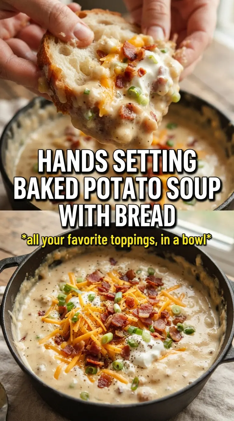 Baked Potato Soup creamy loaded potatoes