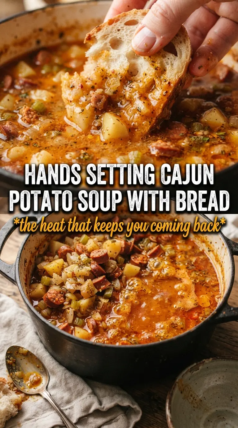 Cajun Potato Soup smoky creamy