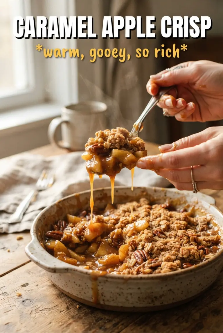 Caramel Apple Crisp