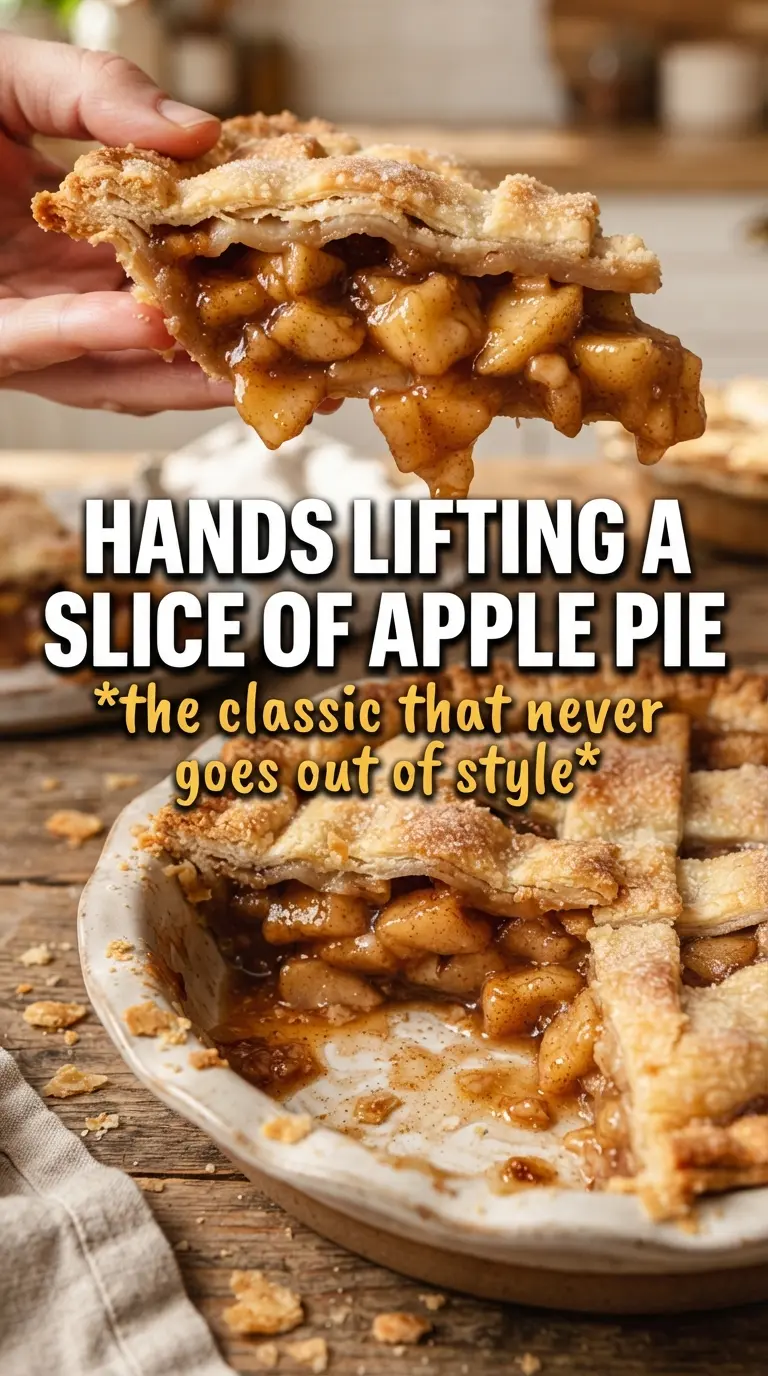 Apple Pie flaky golden crust, spiced filling