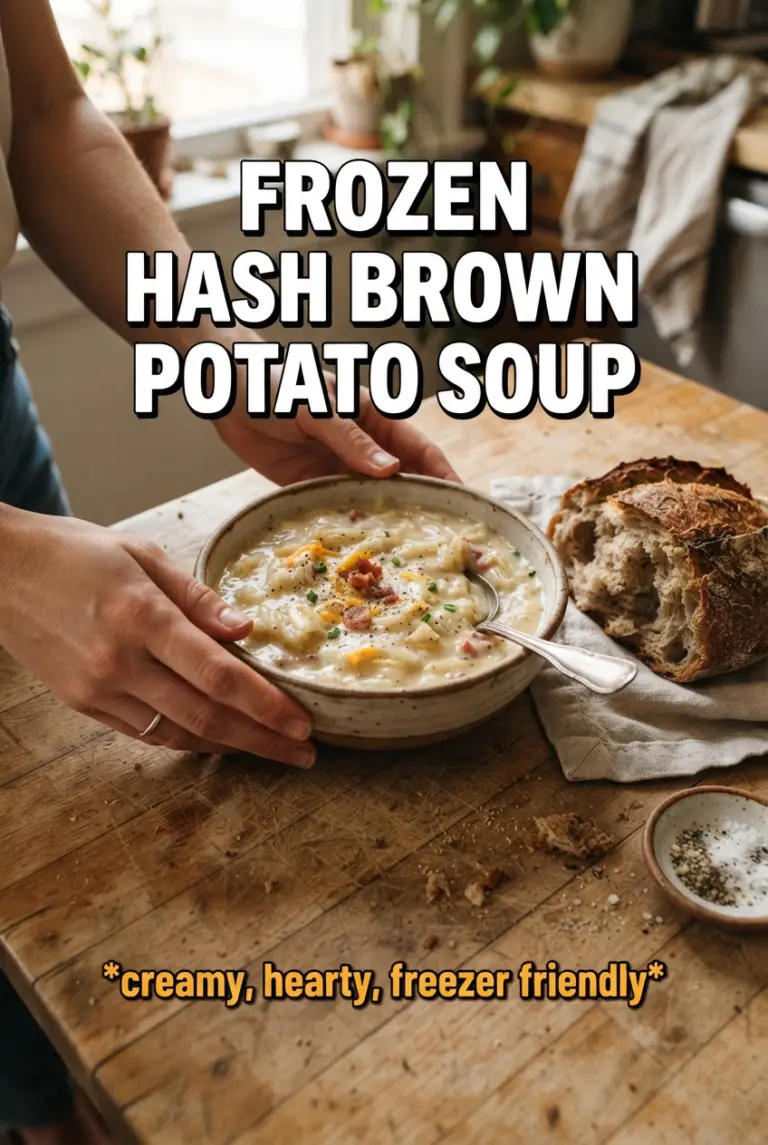 Frozen Hash Brown Potato Soup