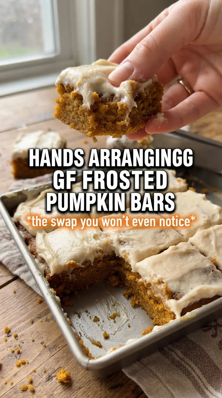 Gluten-Free Pumpkin Bars With Cream Cheese Frosting soft spiced frosted