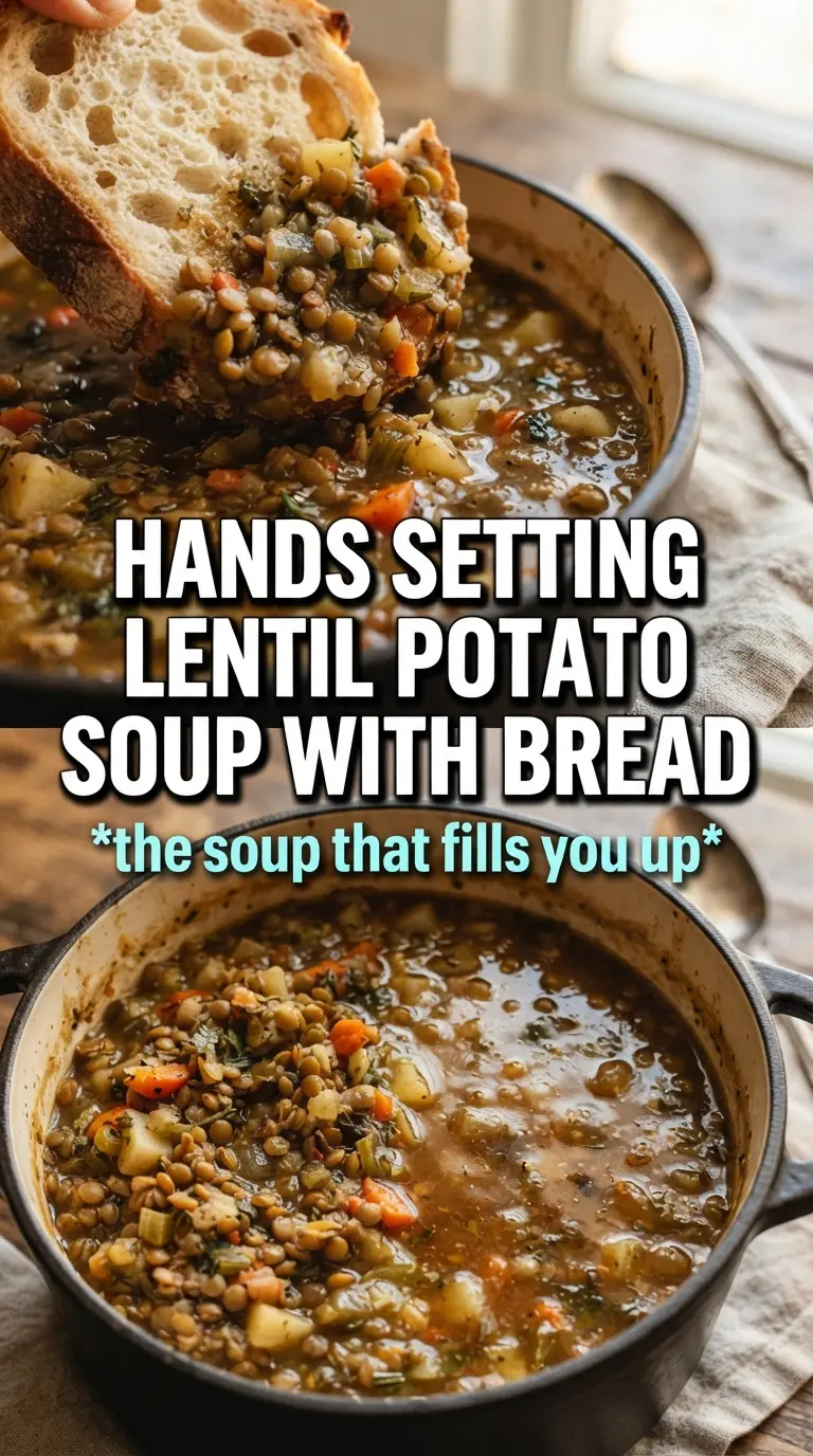 Lentil Potato Soup hearty rustic