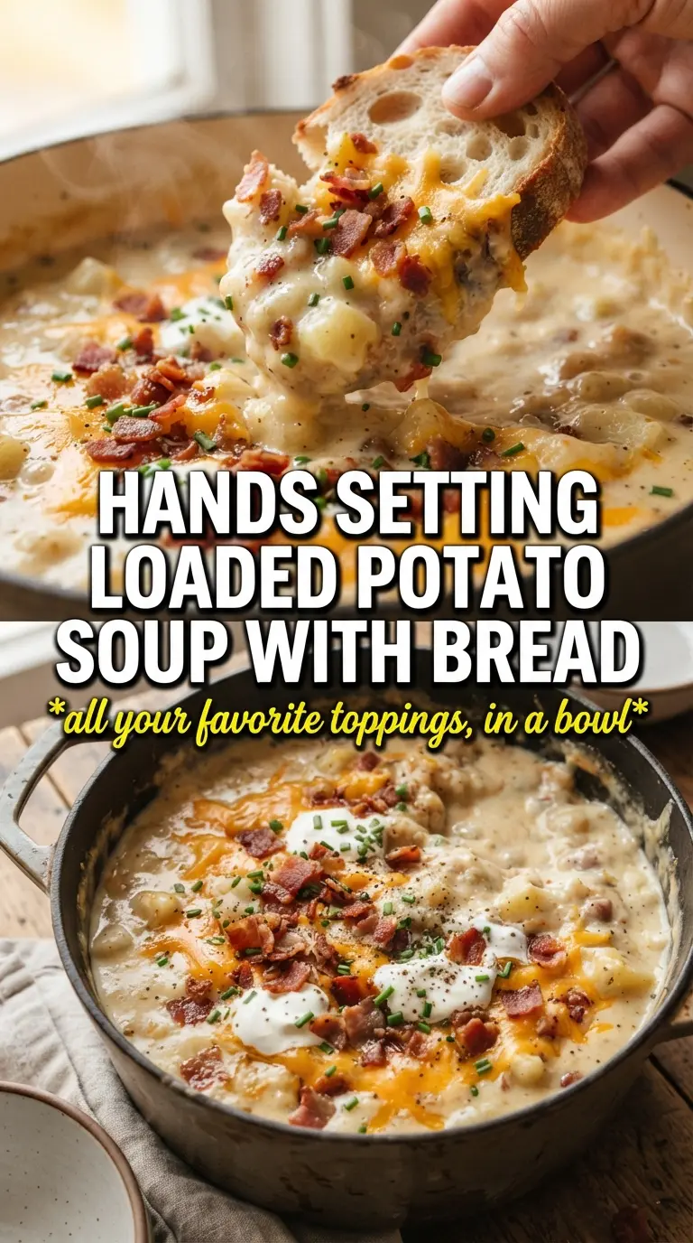 Loaded Potato Soup creamy bacon-topped