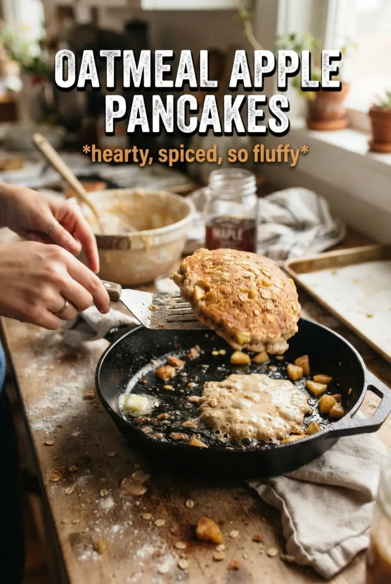 Oatmeal Apple Pancakes