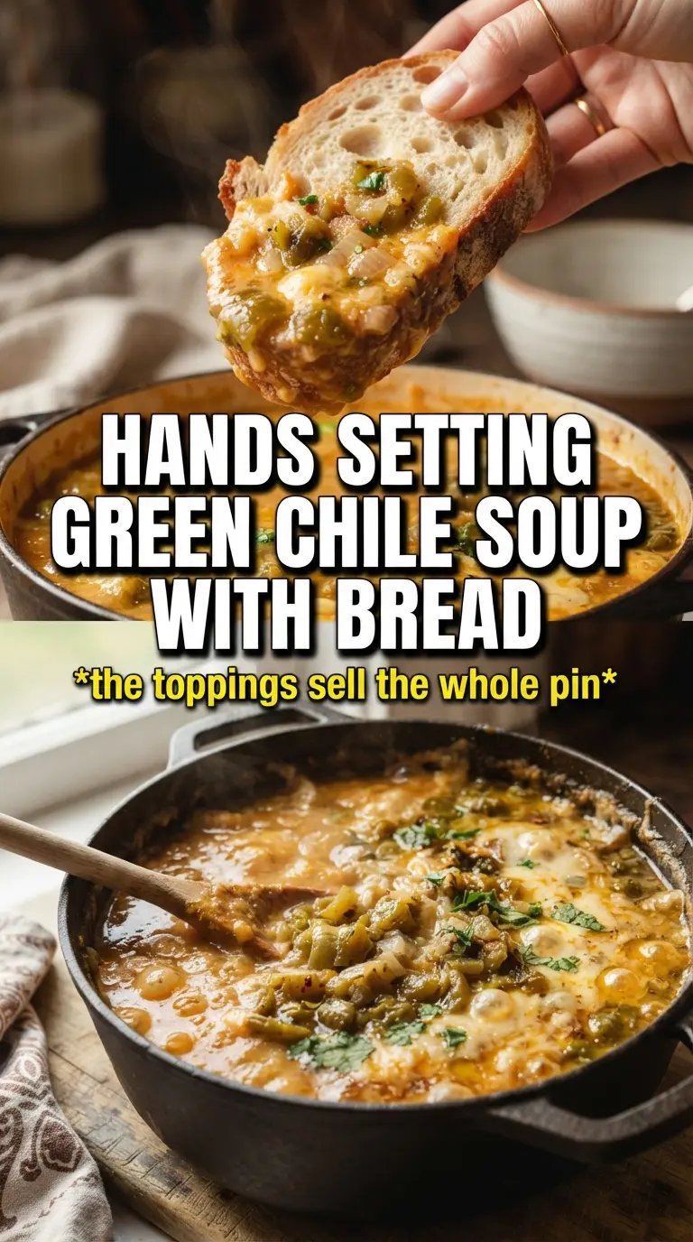 Potato Soup With Cheese And Green Chiles creamy Tex-Mex pepper jack