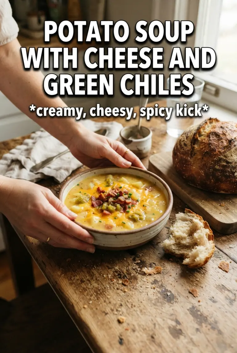 Potato Soup With Cheese And Green Chiles