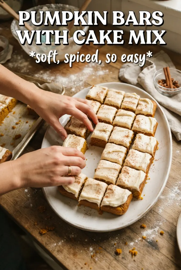 Pumpkin Bars With Cake Mix