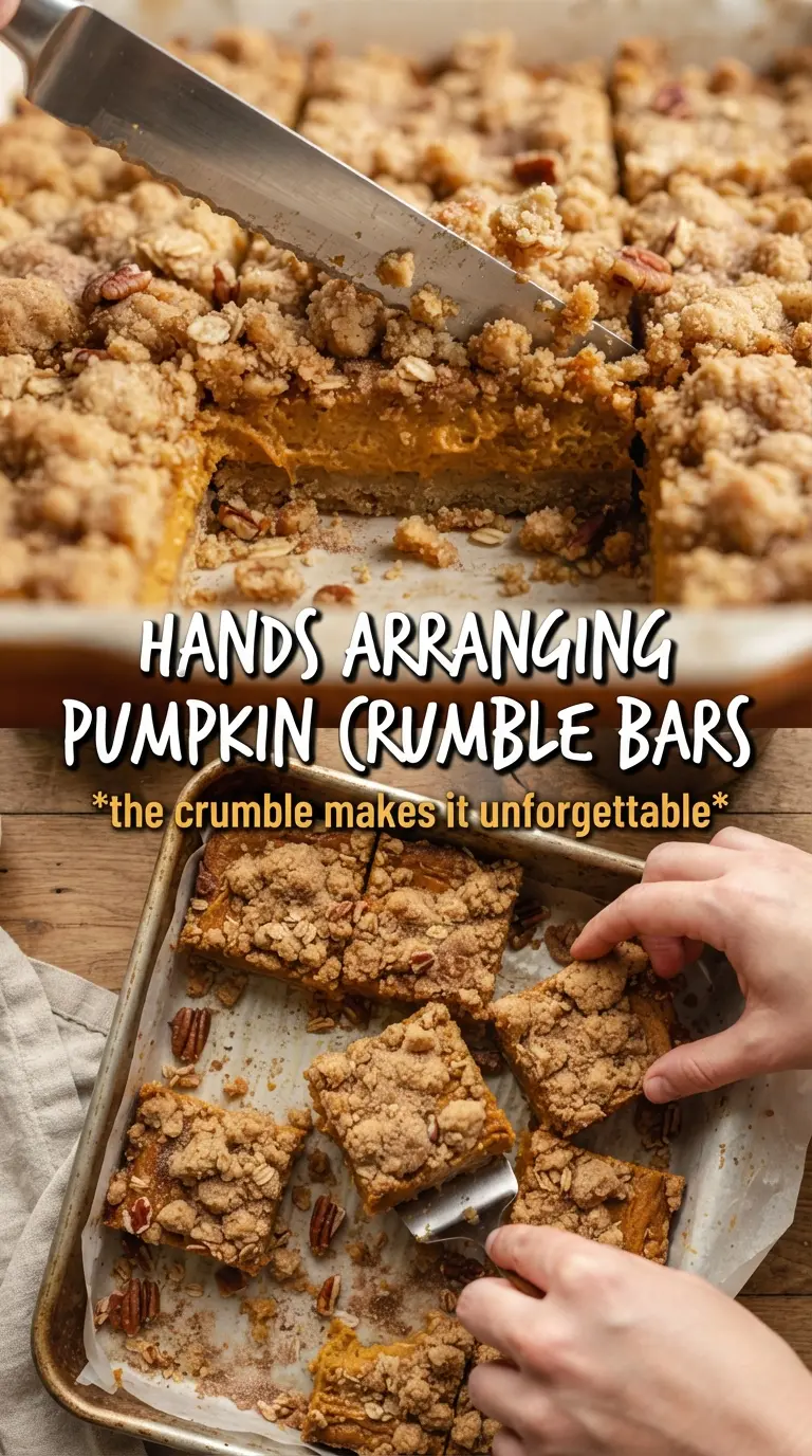 Pumpkin Crumble Bars golden oat pumpkin