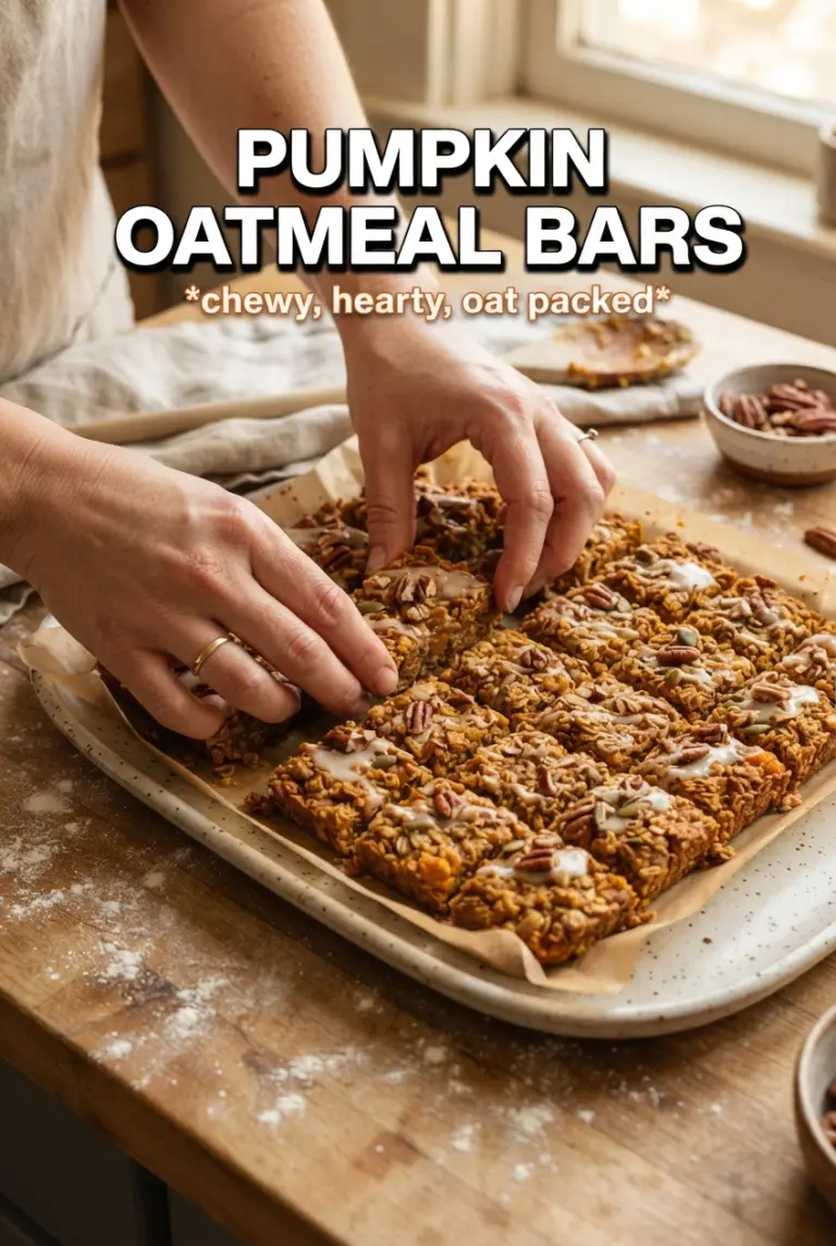 Pumpkin Oatmeal Bars