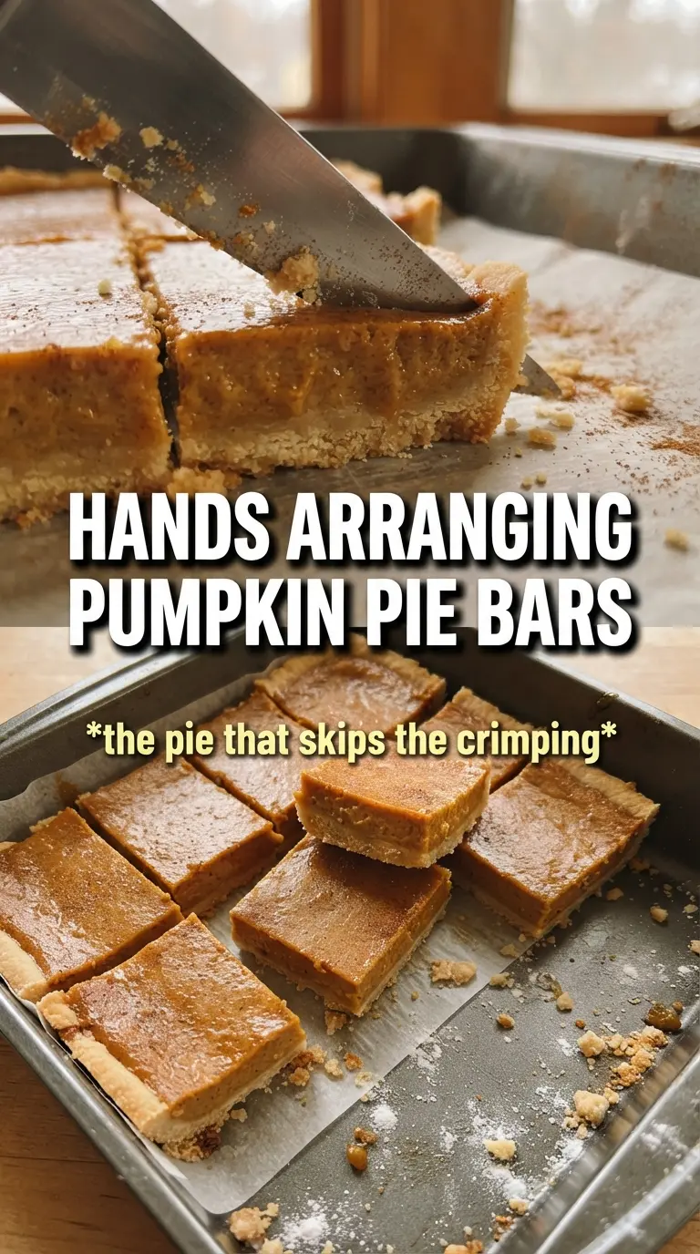 Pumpkin Pie Bars, spiced custard, buttery crust