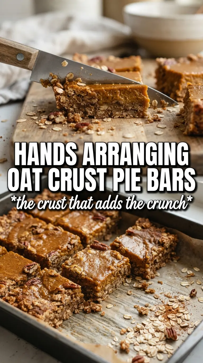 Pumpkin Pie Bars With Oat Crust, creamy pumpkin, golden crumble