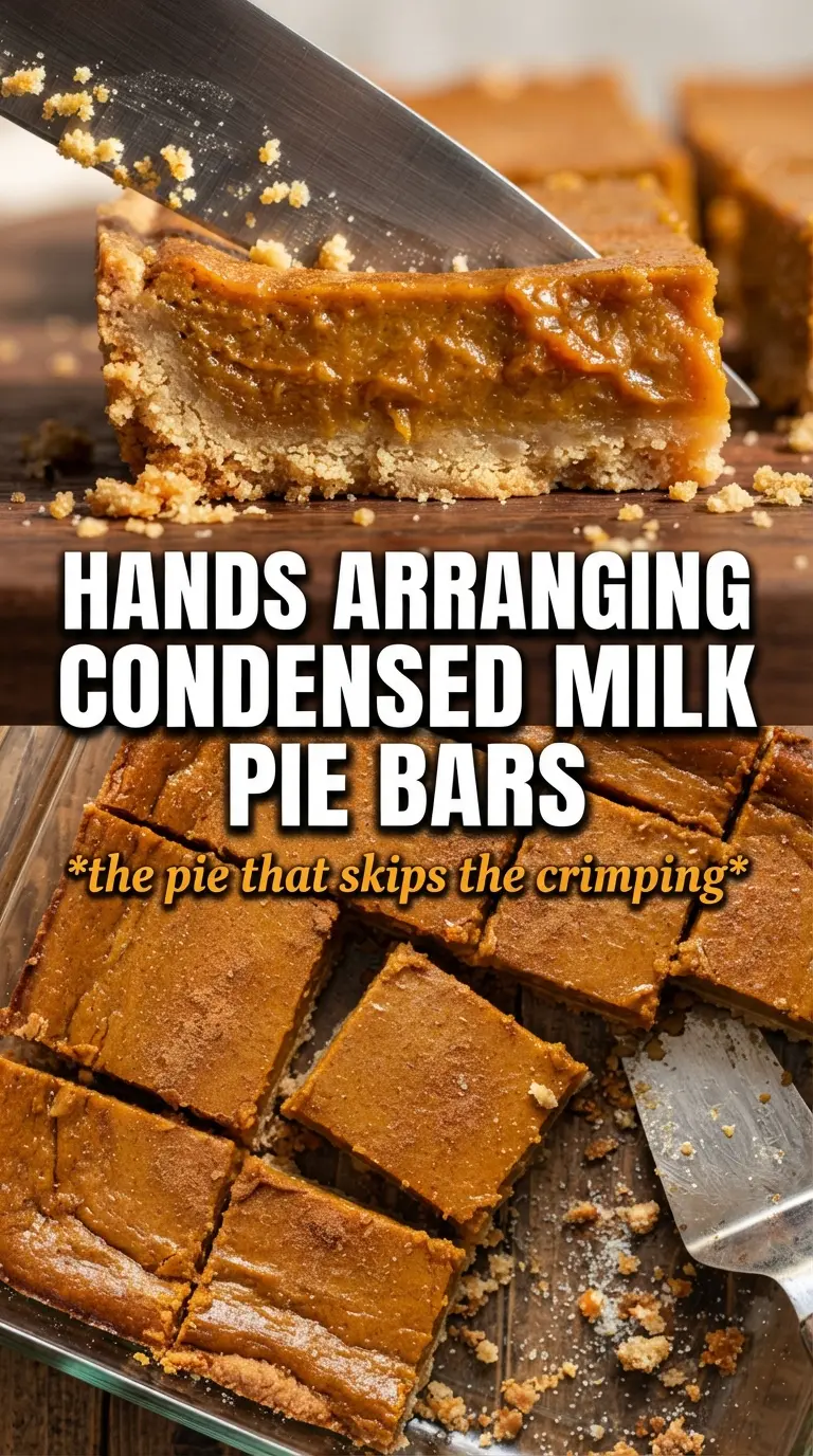 Pumpkin Pie Bars With Sweetened Condensed Milk creamy spiced dessert bars