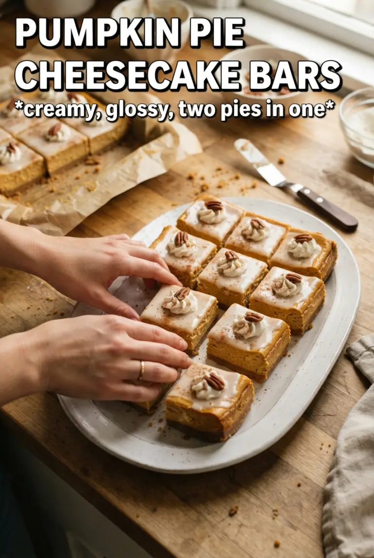 Pumpkin Pie Cheesecake Bars