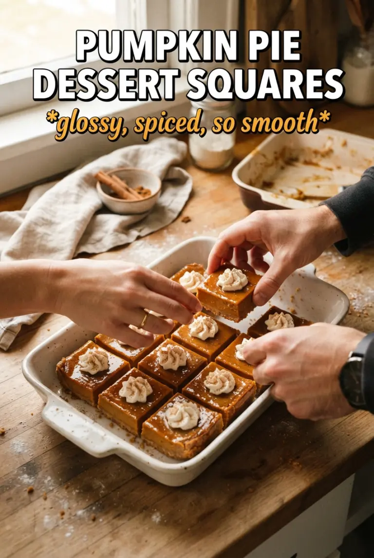 Pumpkin Pie Dessert Squares