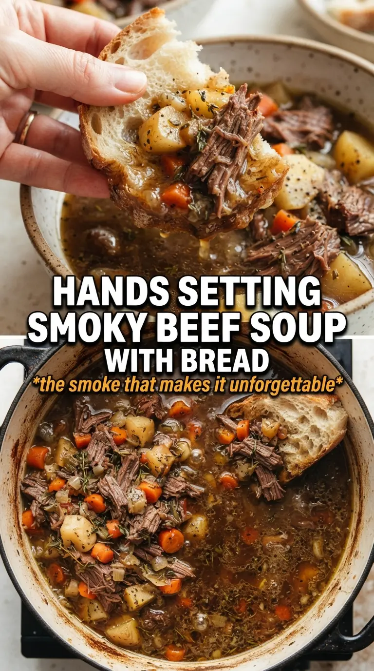 Smoky Beef Potato Soup hearty smoky