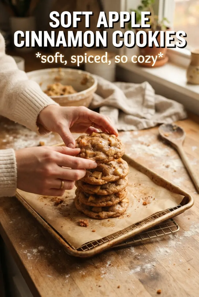 Soft Apple Cinnamon Cookies