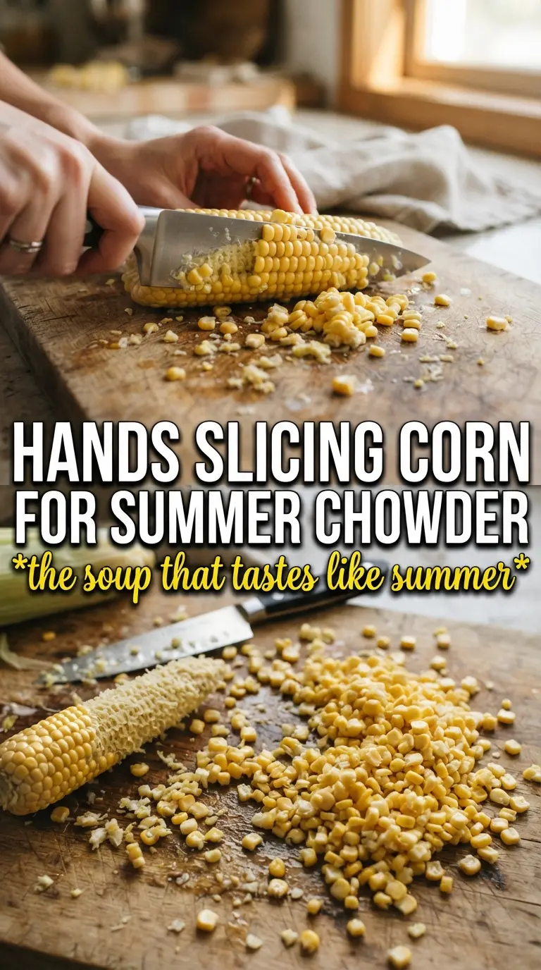 Summer Corn and Zucchini Chowder creamy golden